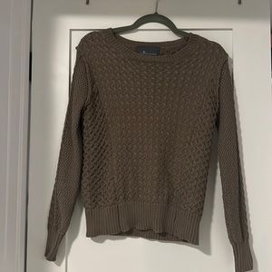 Paper Crane Brown crew neck sweater